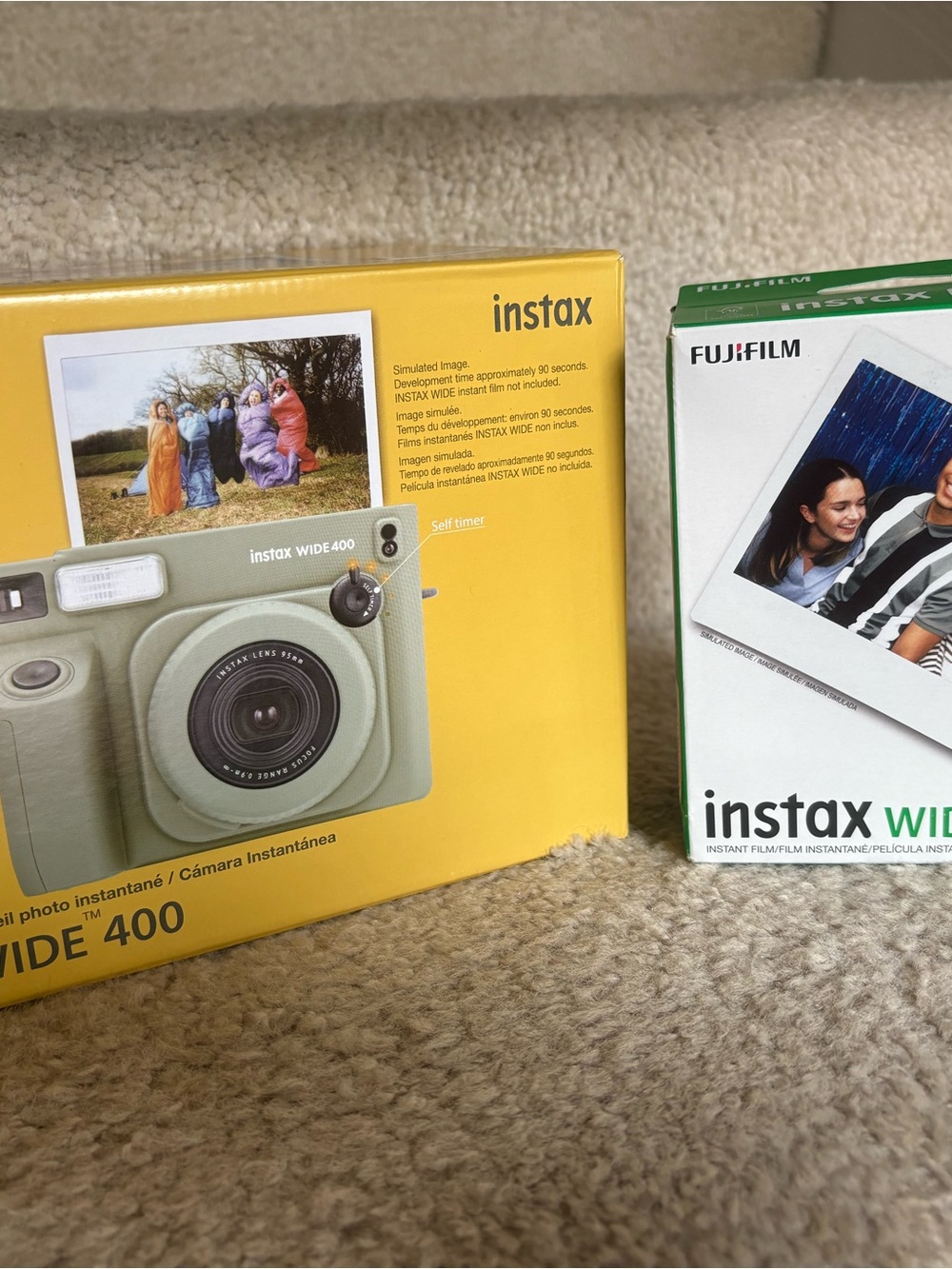 Fujifilm instax WIDE 400 Instant Camera - Sage Green
